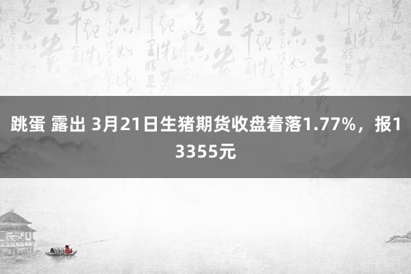 跳蛋 露出 3月21日生猪期货收盘着落1.77%，报13355元